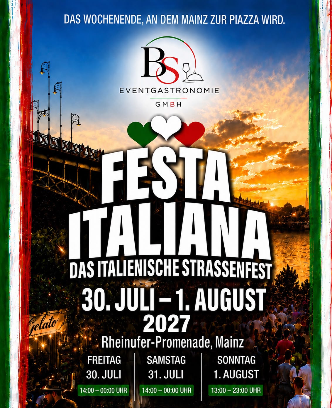 Festa Italiana Mainz – Veranstaltungsplakat